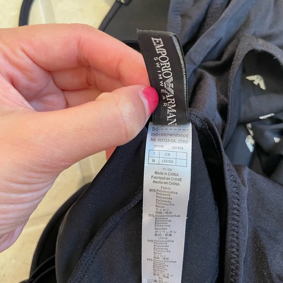 Armani Swimsuit and Swimsuit Bag - Picture 7 of 8